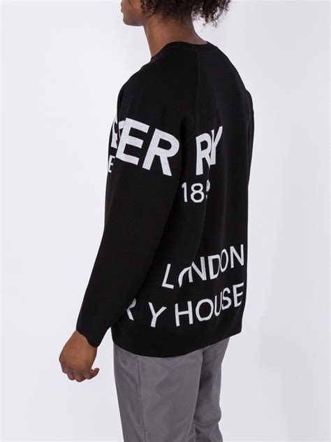 burberry horseferry sweater men's|Men’s Designer Hoodies & Sweatshirts .